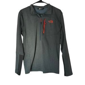 The North Face Men’s 1/2 Zip Pullover Size M Gray Lightweight Outdoor